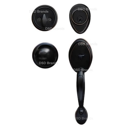 Constructor Constructor Comfort Entry Lock Set with Door Lever Handle; Oil Rubbed Bronze CON-COM-ORB